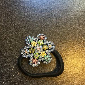 NEW Rhinestone Ponytail Holder- Hair Ties / Crystal Hair Accessory
